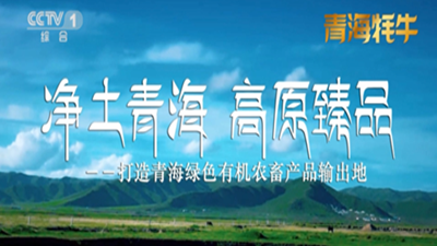 青海绿色农畜产品形象广告片登陆总台